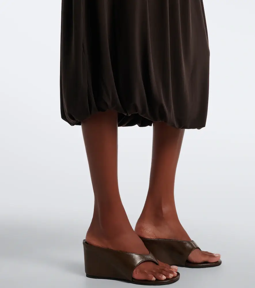 Vince Jersey midi skirt | Thumbnail 6