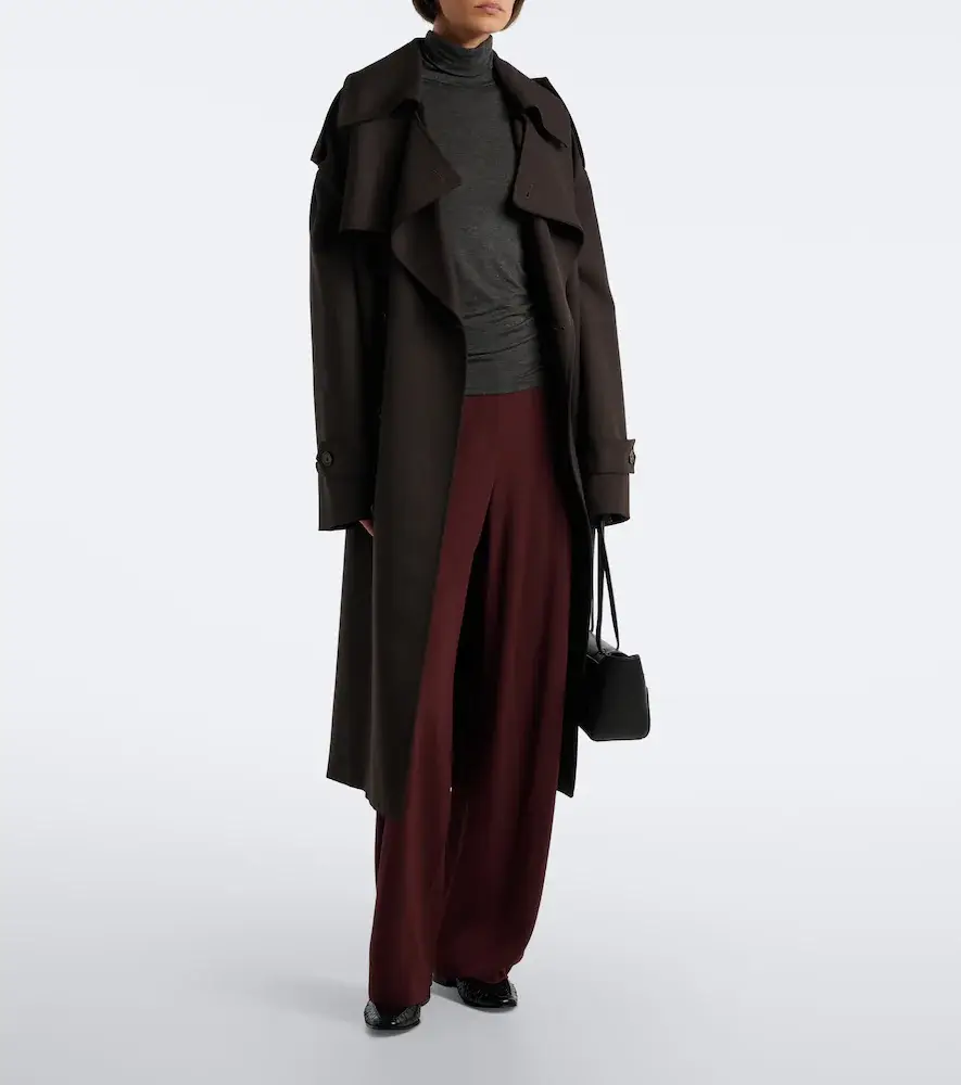 Vince Colette crêpe wide-leg pants | Thumbnail 6 Vince Colette crêpe wide-leg pants | Thumbnail 6