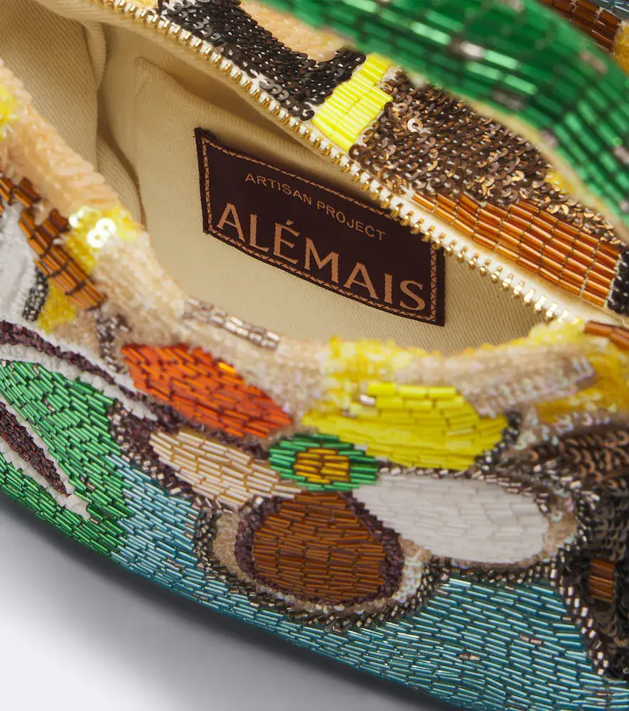 ALÉMAIS Alémais Limelight beaded top-handle bag | Thumbnail 2 ALÉMAIS Alémais Limelight beaded top-handle bag | Thumbnail 2