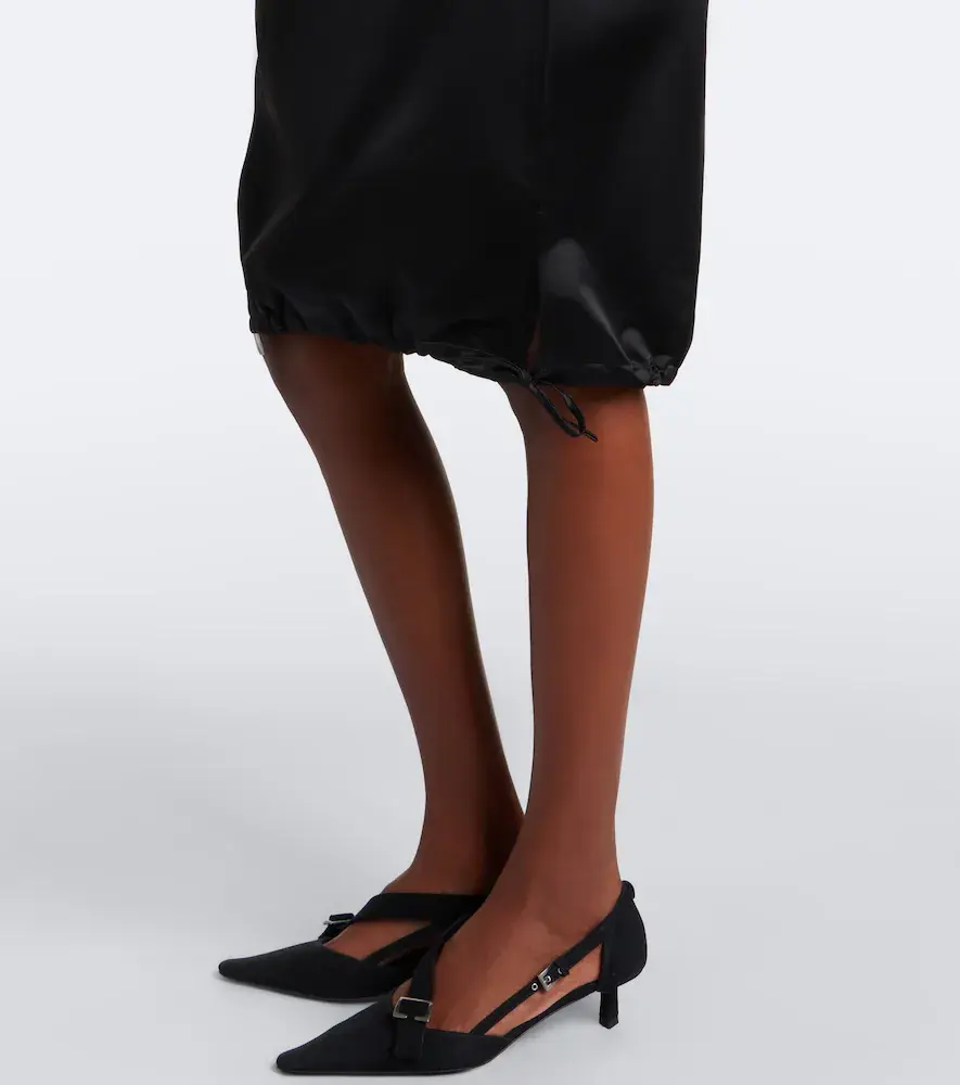Prada Silk satin midi skirt | Thumbnail 5 Prada Silk satin midi skirt | Thumbnail 5