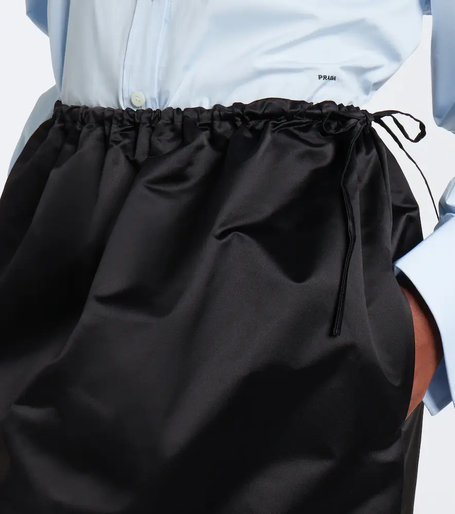 Prada Silk satin midi skirt | Thumbnail 6 Prada Silk satin midi skirt | Thumbnail 6