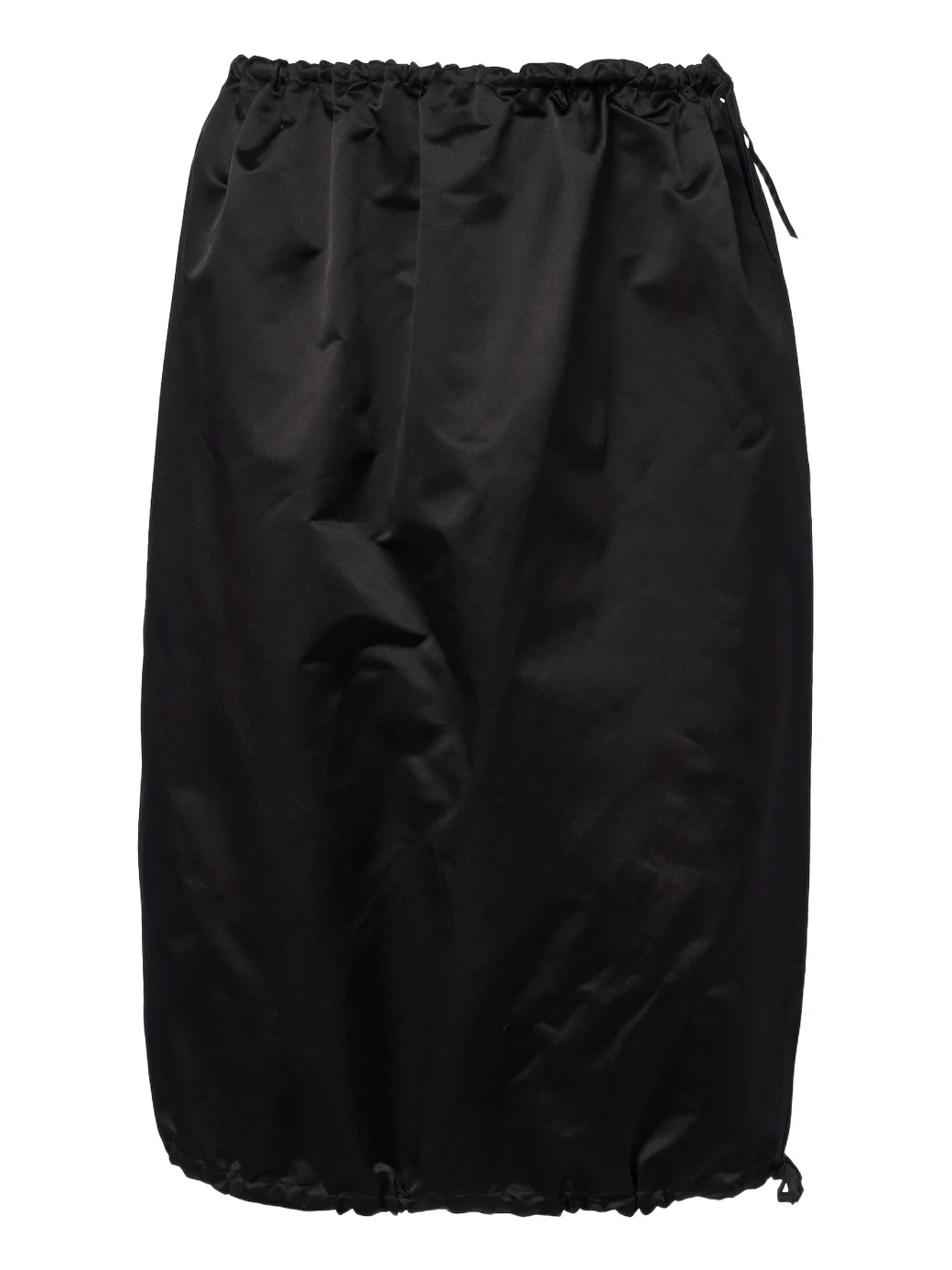 Prada Silk satin midi skirt