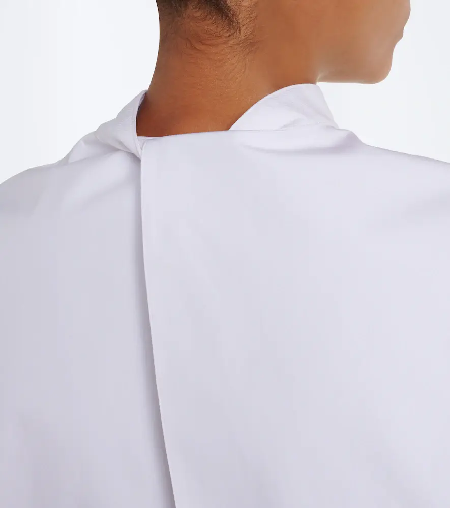 Tom Ford Cropped cotton poplin tuxedo shirt | Thumbnail 4 Tom Ford Cropped cotton poplin tuxedo shirt | Thumbnail 4