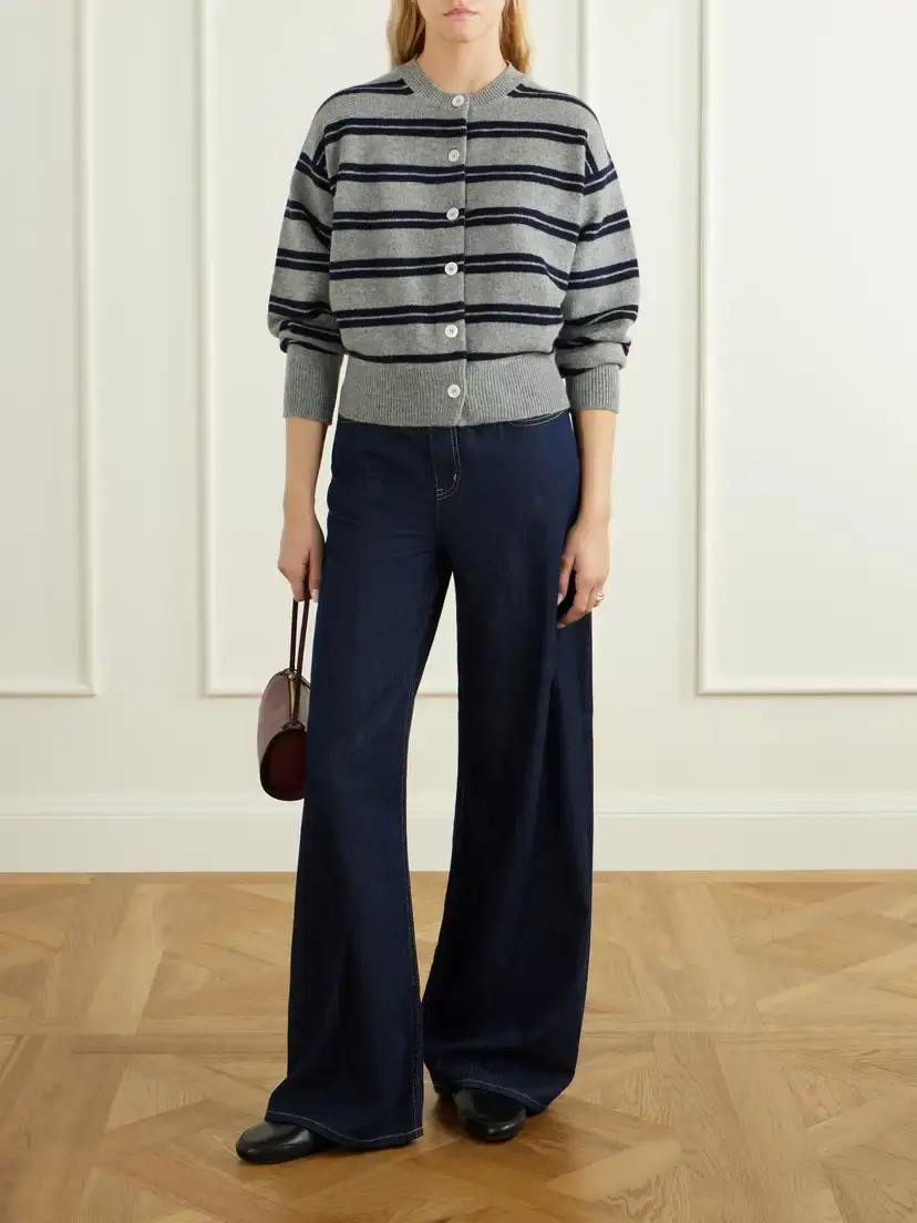 Daughter Ada Striped Wool Cardigan | Thumbnail 2