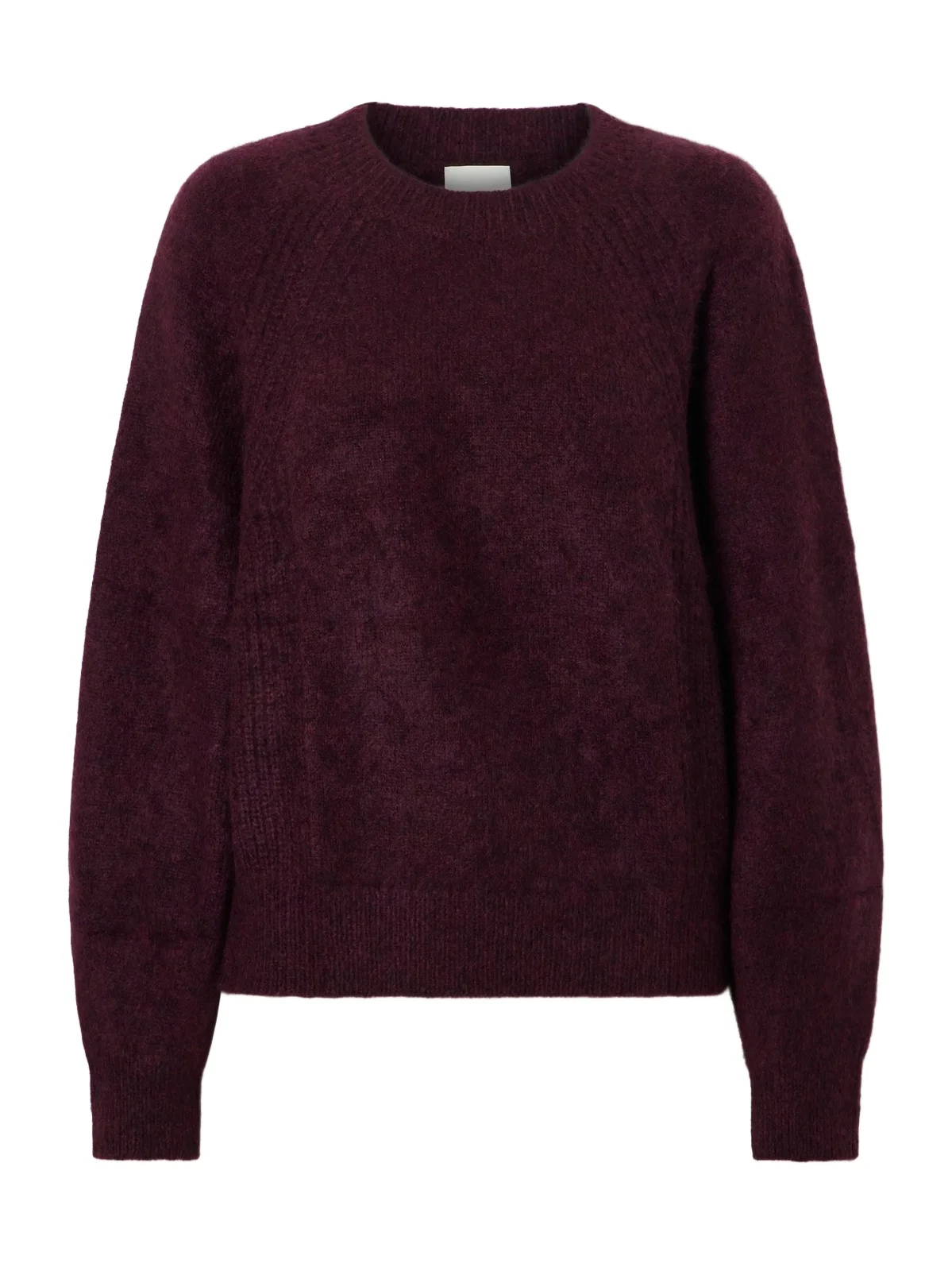 Allude Cashmere And Silk-blend Sweater - Burgundy