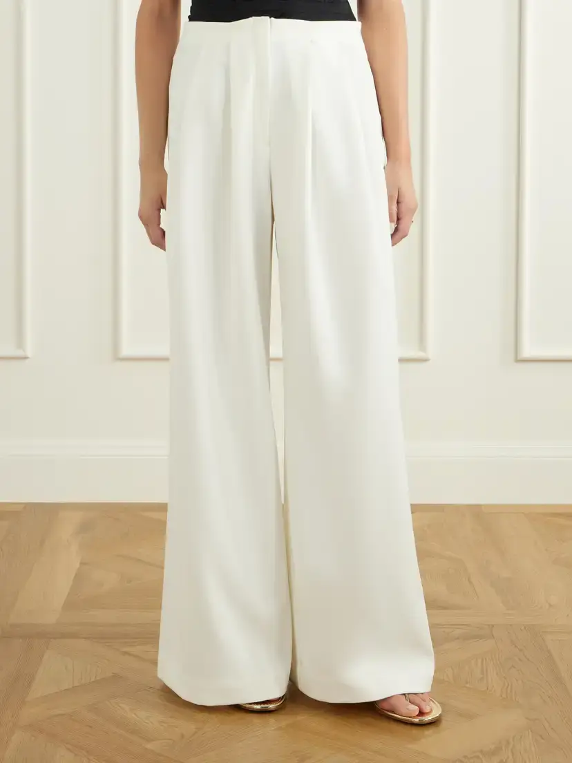 ANDRES OTALORA Pleated Drill Wide-leg Pants | Thumbnail 3 ANDRES OTALORA Pleated Drill Wide-leg Pants | Thumbnail 3