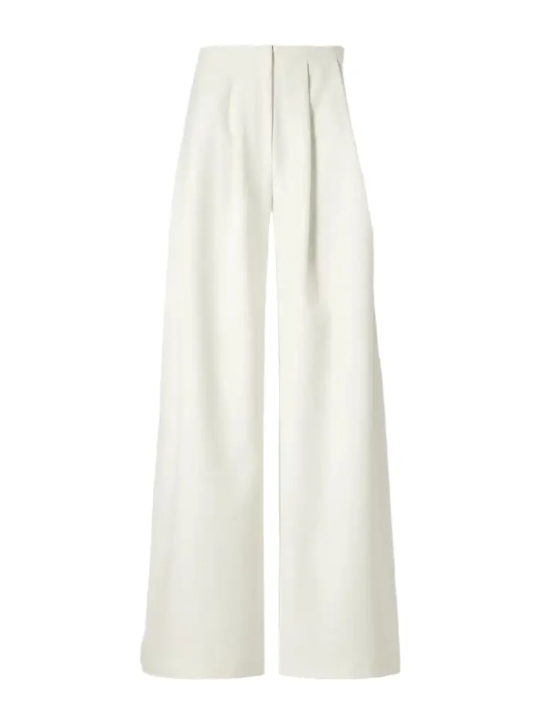 ANDRES OTALORA Pleated Drill Wide-leg Pants | Image 1 ANDRES OTALORA Pleated Drill Wide-leg Pants | Image 1