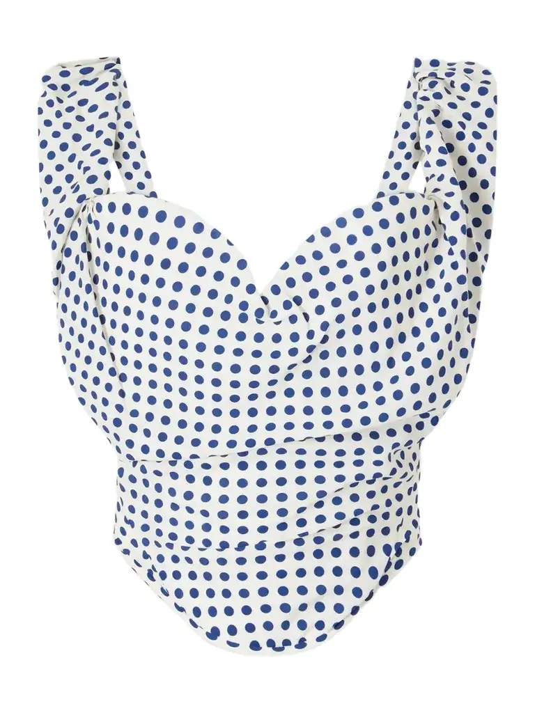 Vivienne Westwood Sunday Polka-dot Poplin Corset Top | Image 1 Vivienne Westwood Sunday Polka-dot Poplin Corset Top | Image 1