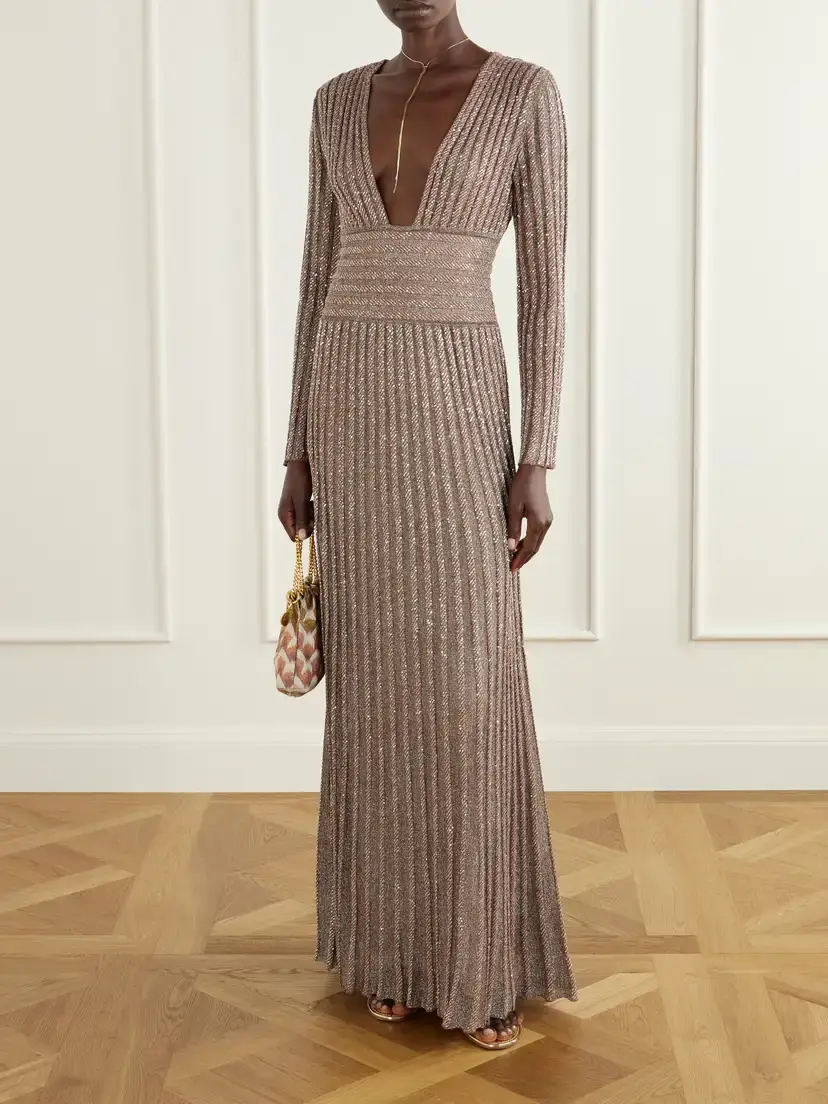 Missoni Ribbed Metallic Crochet-knit Maxi Dress | Thumbnail 2 Missoni Ribbed Metallic Crochet-knit Maxi Dress | Thumbnail 2