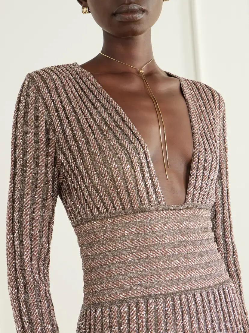Missoni Ribbed Metallic Crochet-knit Maxi Dress | Thumbnail 4 Missoni Ribbed Metallic Crochet-knit Maxi Dress | Thumbnail 4