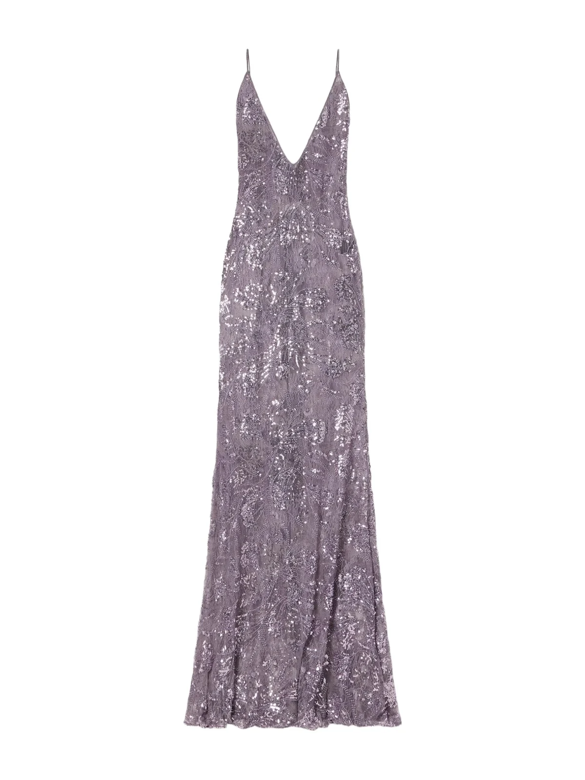 Claudie Sequin-embellished Lace Gown
