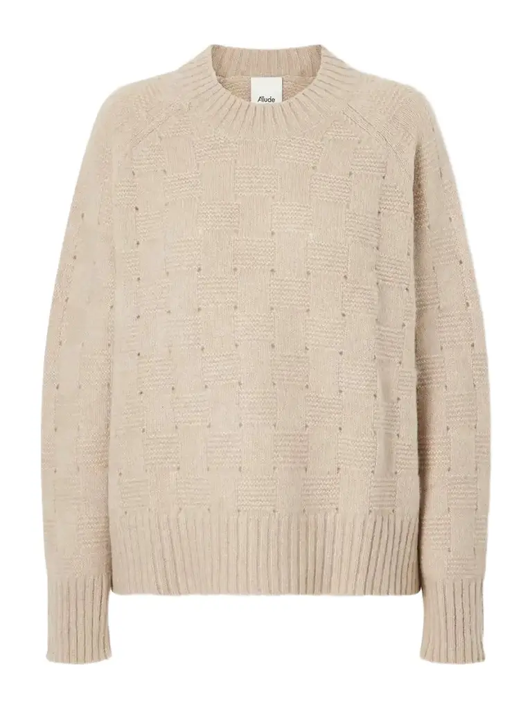Allude Cashmere And Silk-blend Sweater | Image 1 Allude Cashmere And Silk-blend Sweater | Image 1