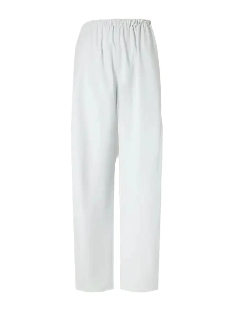 Cotton-poplin Wide-leg Pants