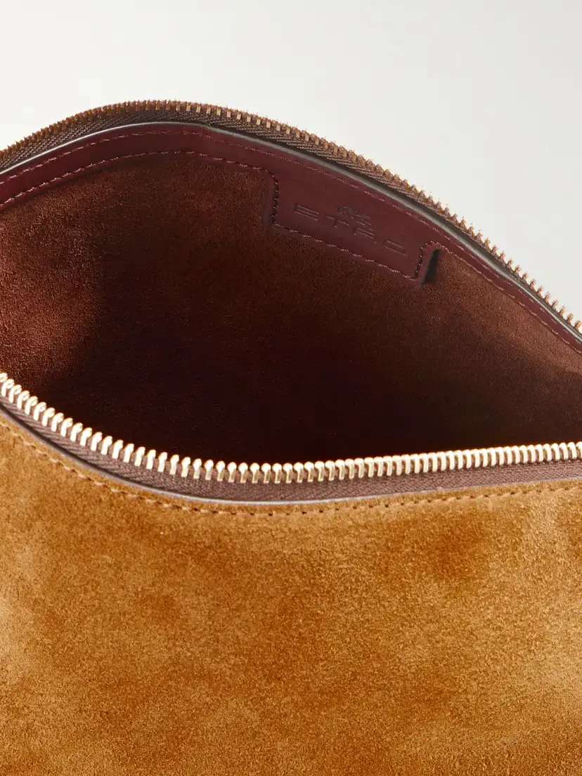 Etro Suede And Leather-trimmed Shoulder Bag | Thumbnail 6 Etro Suede And Leather-trimmed Shoulder Bag | Thumbnail 6