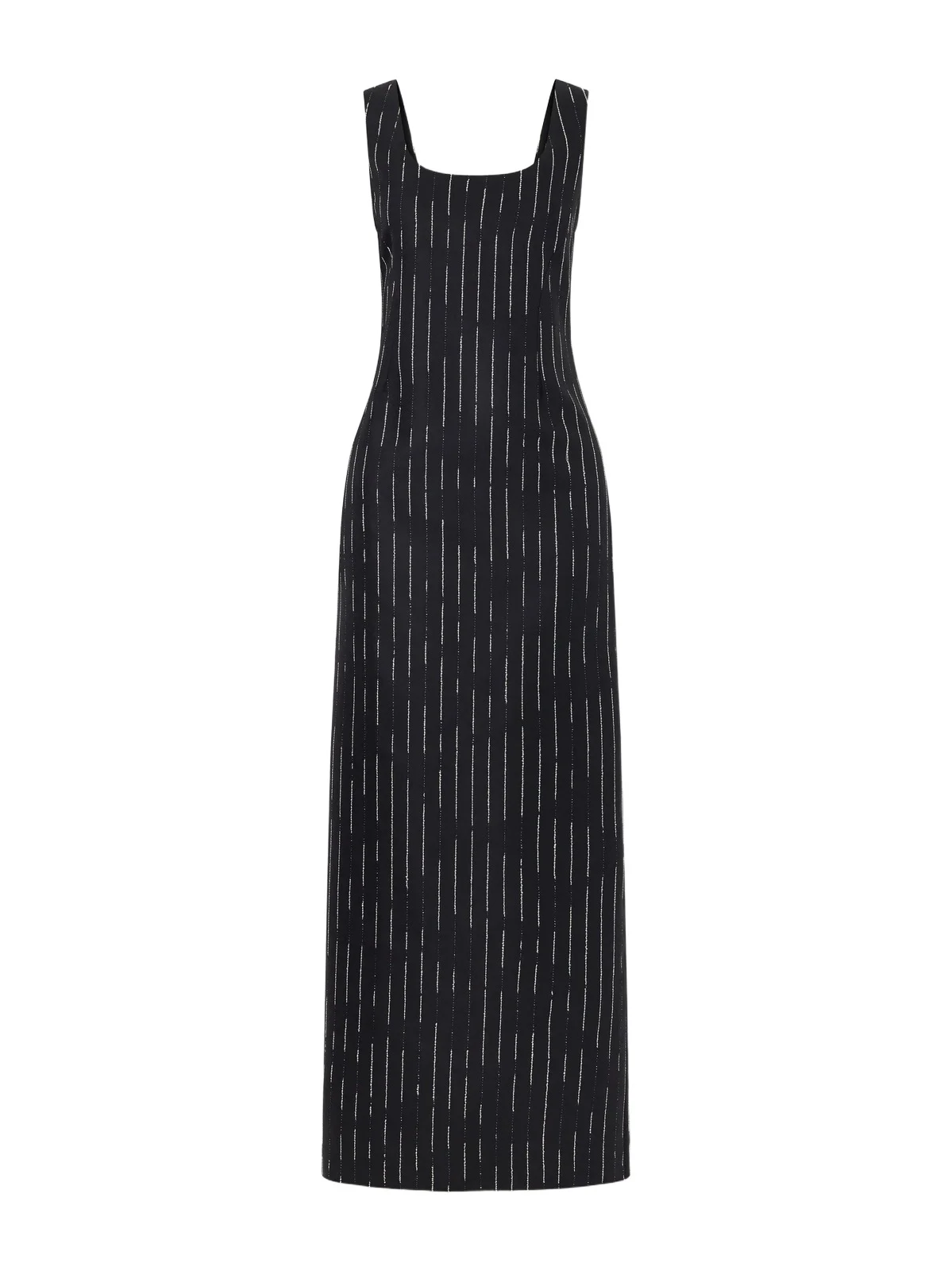 Kallmeyer Isadora Striped Wool Midi Dress
