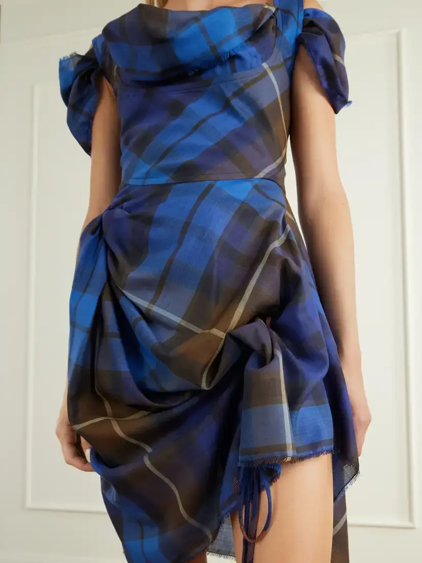 Vivienne Westwood Buchanan Tartan Wool Mini Dress | Thumbnail 4