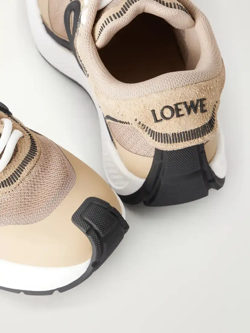 Loewe Pogo Logo-detailed Suede-trimmed Knitted Sneakers | Thumbnail 5 Loewe Pogo Logo-detailed Suede-trimmed Knitted Sneakers | Thumbnail 5
