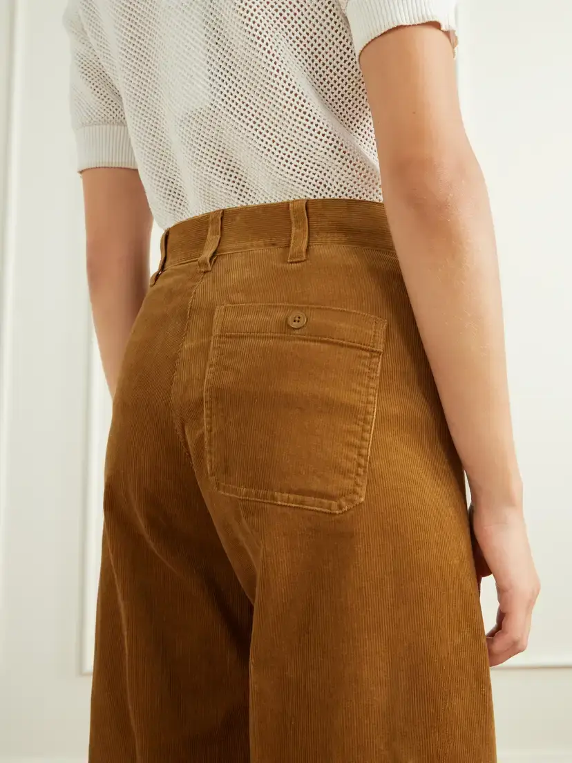 Polo Ralph Lauren Cotton-blend Corduroy Wide-leg Pants | Thumbnail 5 Polo Ralph Lauren Cotton-blend Corduroy Wide-leg Pants | Thumbnail 5