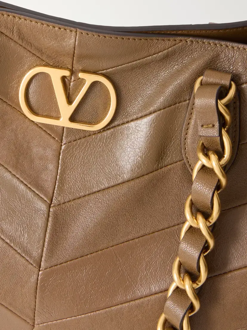 Valentino Garavani Laseine Vlogoembellished Leather Tote | Thumbnail 5 Valentino Garavani Laseine Vlogoembellished Leather Tote | Thumbnail 5