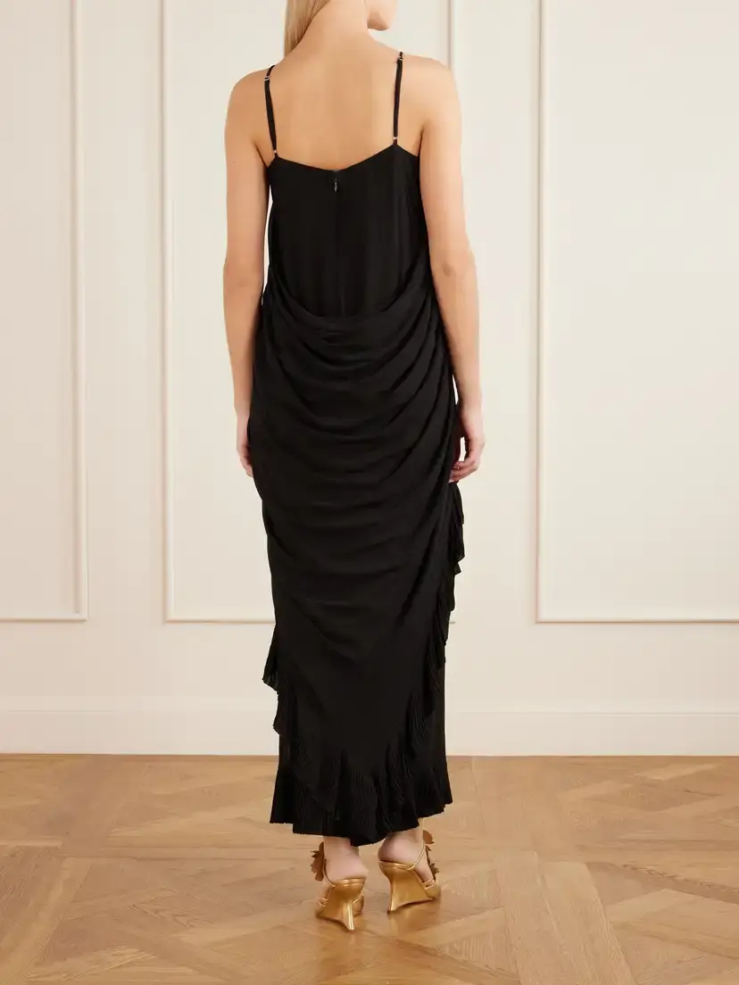 Zimmermann Valiant Floating Draped Jersey Maxi Dress | Thumbnail 3