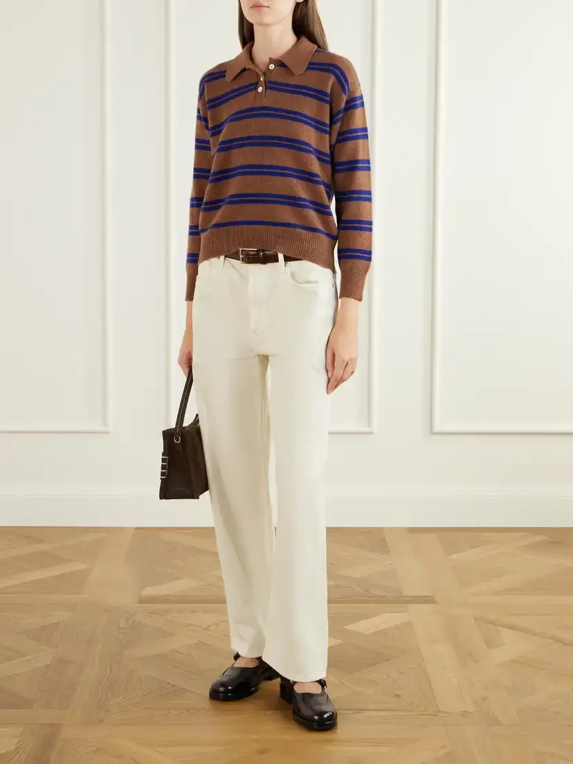 Daughter Edith Striped Wool Polo Sweater | Thumbnail 2 Daughter Edith Striped Wool Polo Sweater | Thumbnail 2
