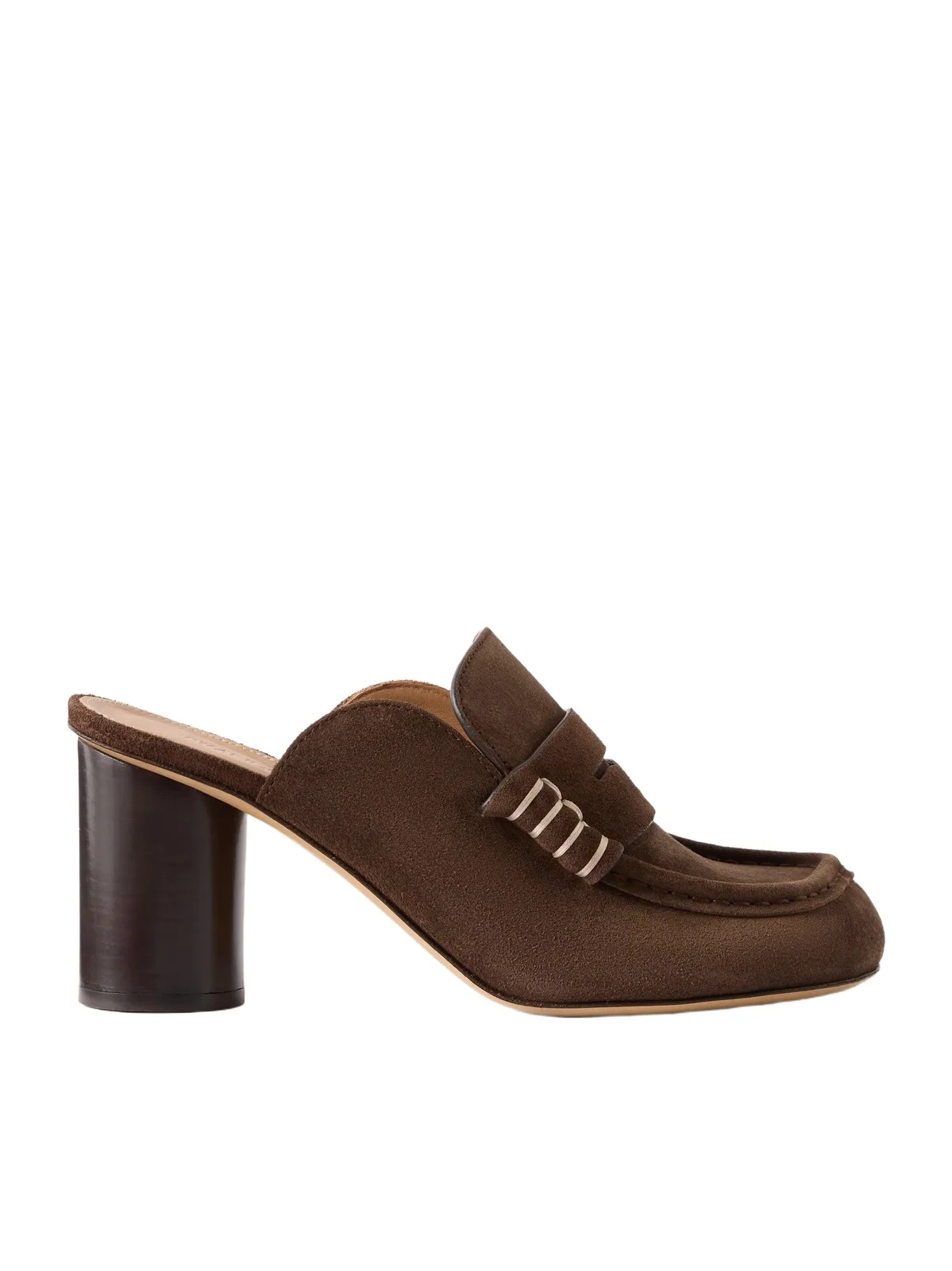 Suede Mule Pumps