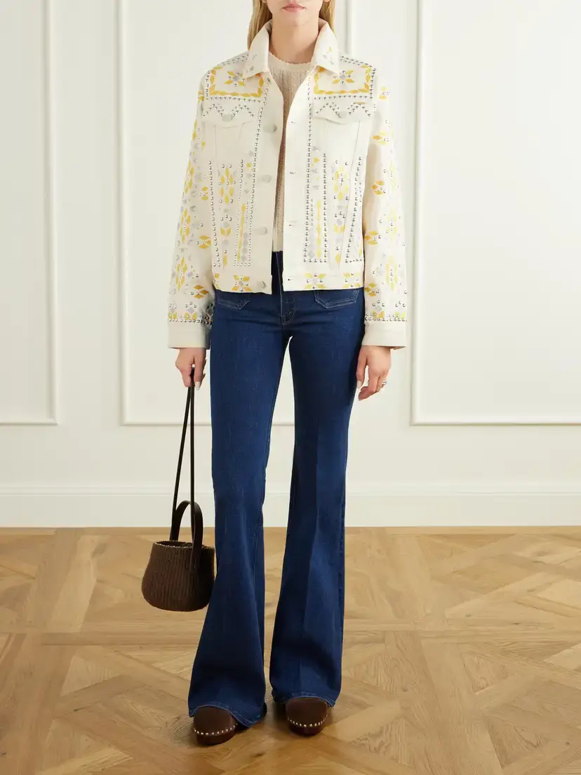 Mother The Patch Pocket Doozy High-rise Flared Jeans | Thumbnail 2 Mother The Patch Pocket Doozy High-rise Flared Jeans | Thumbnail 2