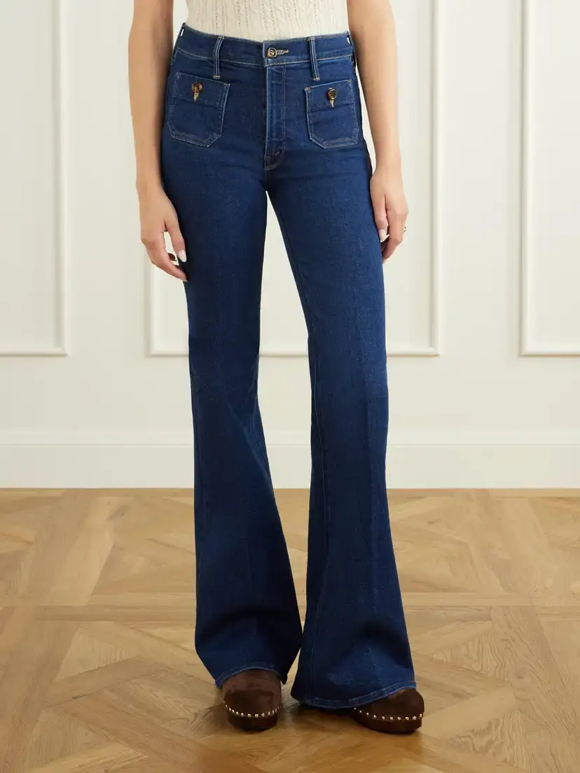 Mother The Patch Pocket Doozy High-rise Flared Jeans | Thumbnail 3 Mother The Patch Pocket Doozy High-rise Flared Jeans | Thumbnail 3