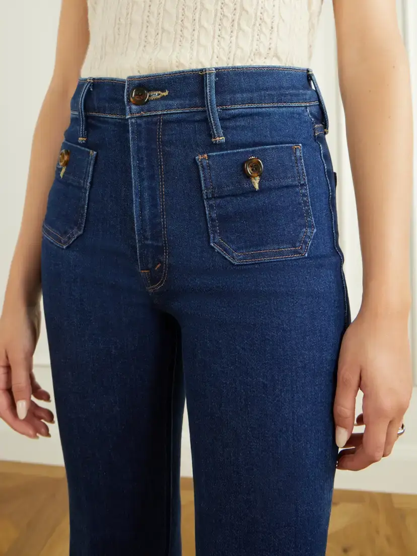 Mother The Patch Pocket Doozy High-rise Flared Jeans | Thumbnail 5 Mother The Patch Pocket Doozy High-rise Flared Jeans | Thumbnail 5