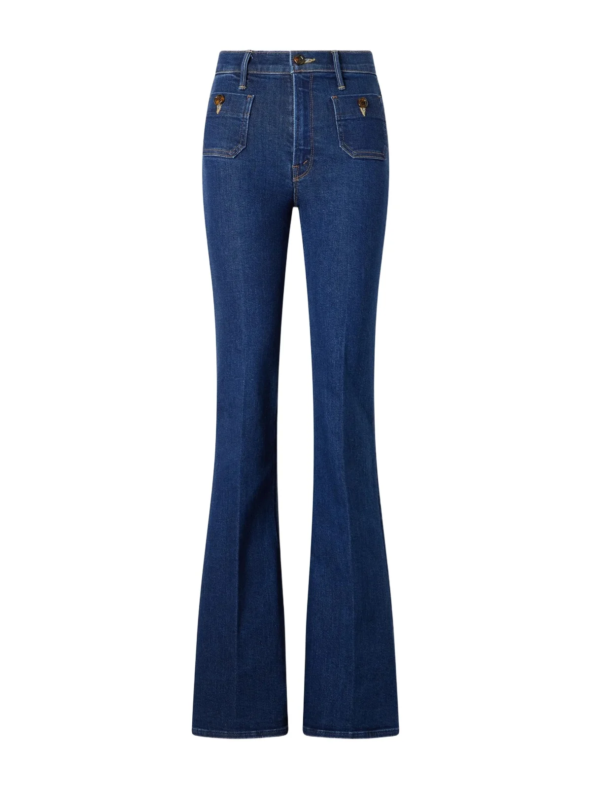 The Patch Pocket Doozy High-rise Flared Jeans The Patch Pocket Doozy High-rise Flared Jeans