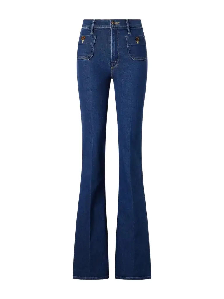 Mother The Patch Pocket Doozy Flared Jeans | Image 1 Mother The Patch Pocket Doozy Flared Jeans | Image 1