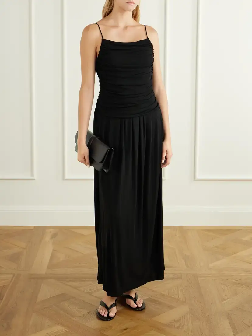 Kallmeyer Reese Gathered Jersey Midi Dress | Thumbnail 2 Kallmeyer Reese Gathered Jersey Midi Dress | Thumbnail 2
