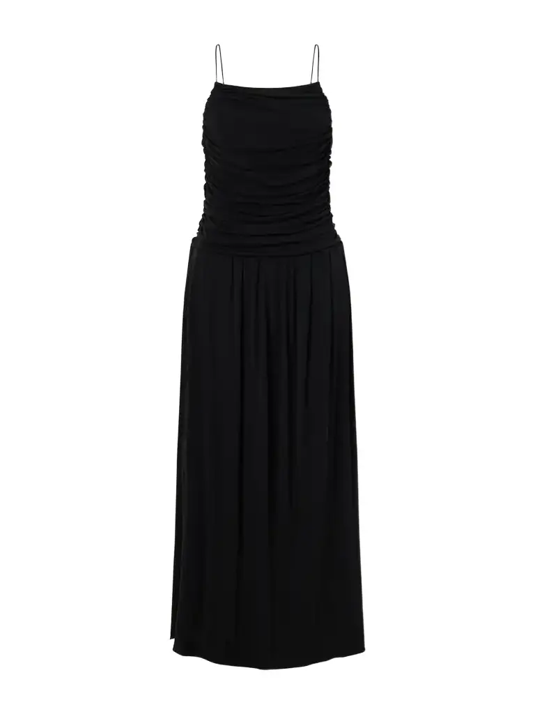 Kallmeyer Reese Gathered Jersey Midi Dress | Image 1 Kallmeyer Reese Gathered Jersey Midi Dress | Image 1
