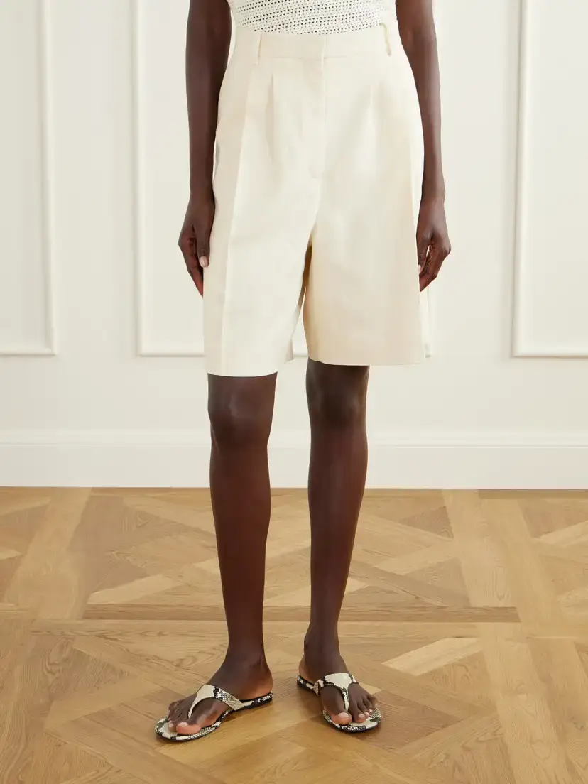 Anine Bing Bryson Canvas Bermuda Shorts | Thumbnail 3 Anine Bing Bryson Canvas Bermuda Shorts | Thumbnail 3