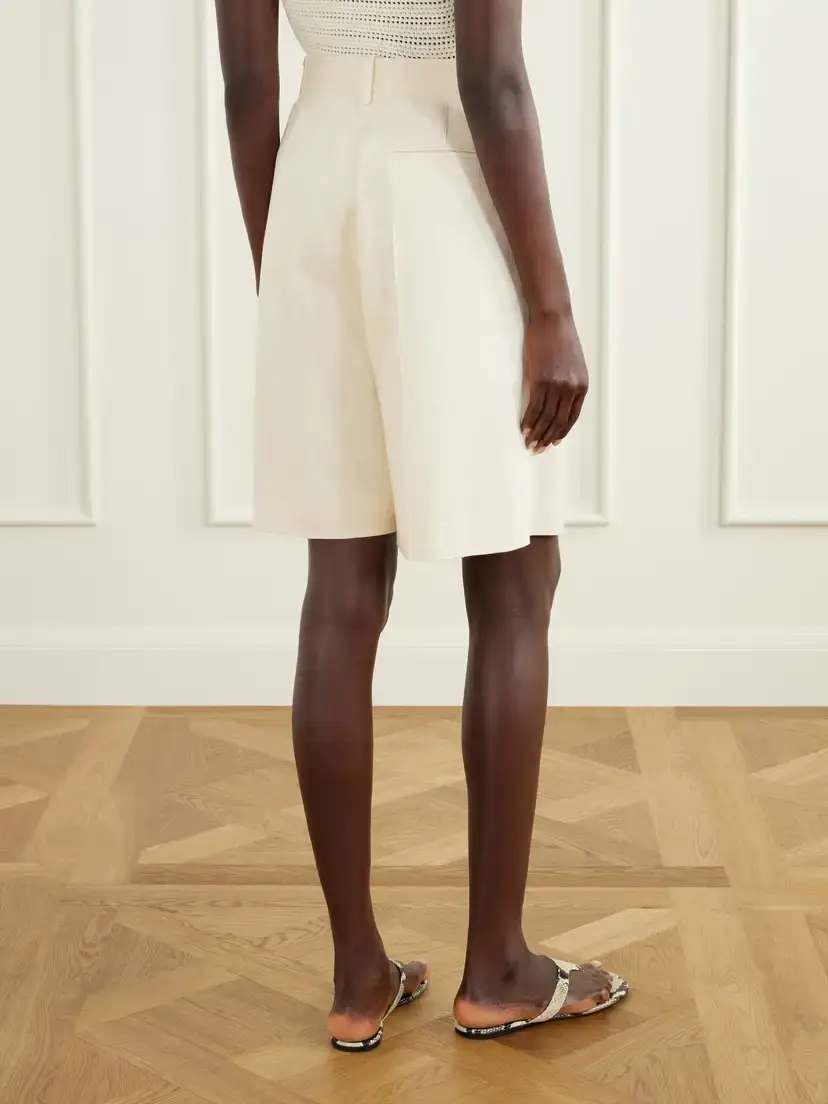 Anine Bing Bryson Canvas Bermuda Shorts | Thumbnail 4 Anine Bing Bryson Canvas Bermuda Shorts | Thumbnail 4