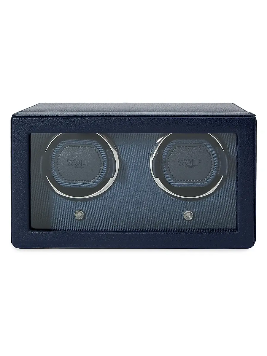 Wolf Cub Double Watch Winder With Cover | Image 1 Wolf Cub Double Watch Winder With Cover | Image 1