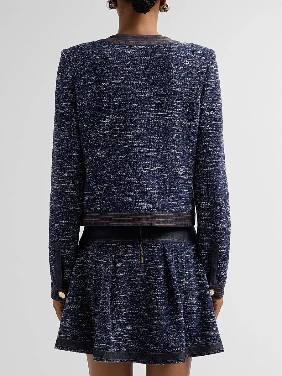 Ramy Brook Women's Delia Tweed Jacket | Thumbnail 3 Ramy Brook Women's Delia Tweed Jacket | Thumbnail 3