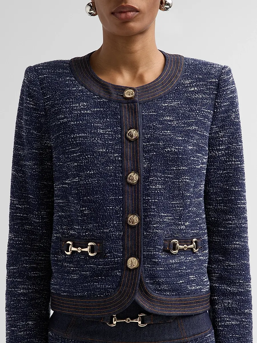 Ramy Brook Women's Delia Tweed Jacket | Thumbnail 5 Ramy Brook Women's Delia Tweed Jacket | Thumbnail 5