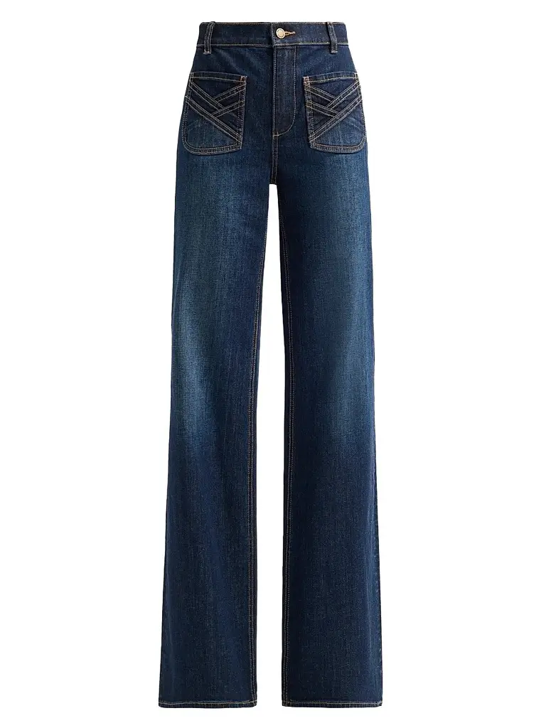 Ramy Brook Women's Heidi Dark Rinse Flare Jeans