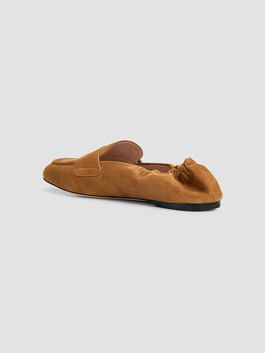 Stuart Weitzman Women's Bryant Elasticized-Back Suede Loafers | Thumbnail 4 Stuart Weitzman Women's Bryant Elasticized-Back Suede Loafers | Thumbnail 4
