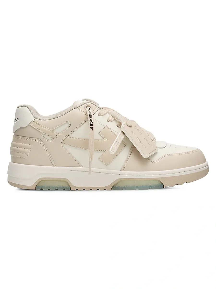 Off-White Men's Out of Office Leather Low-Top Sneakers | Image 1 Off-White Men's Out of Office Leather Low-Top Sneakers | Image 1