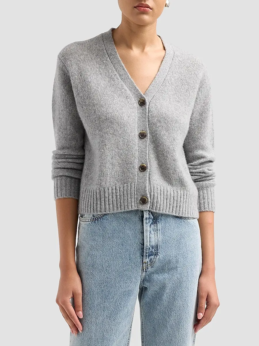 Lisa Yang Women's Marionette Cashmere-Silk Regular-Fit Cardigan | Thumbnail 4 Lisa Yang Women's Marionette Cashmere-Silk Regular-Fit Cardigan | Thumbnail 4