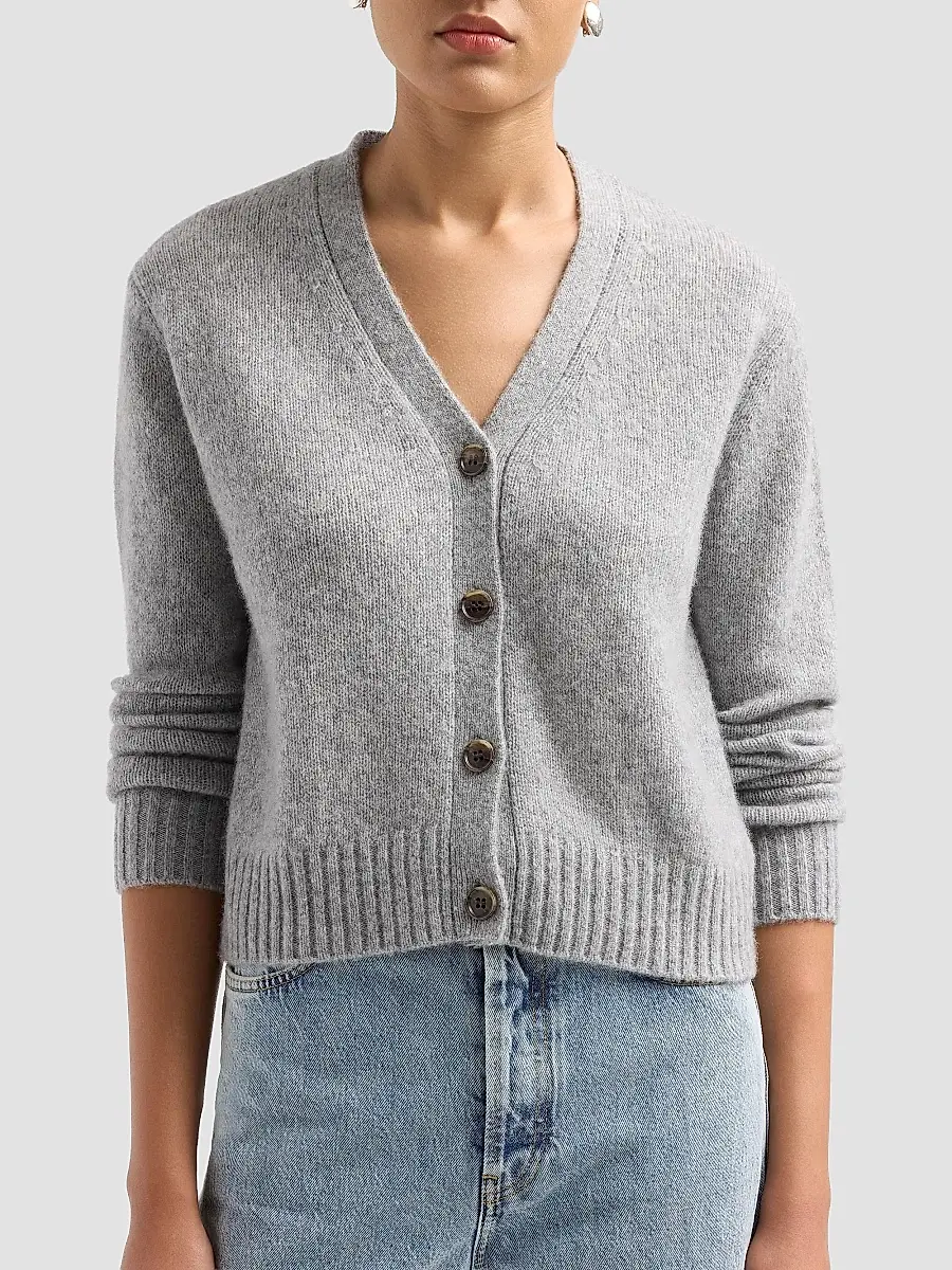 Lisa Yang Women's Marionette Cashmere-Silk Regular-Fit Cardigan | Thumbnail 5 Lisa Yang Women's Marionette Cashmere-Silk Regular-Fit Cardigan | Thumbnail 5