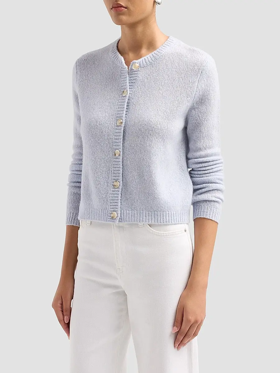 Lisa Yang Women's Cashmere-Silk Cardigan | Thumbnail 4 Lisa Yang Women's Cashmere-Silk Cardigan | Thumbnail 4