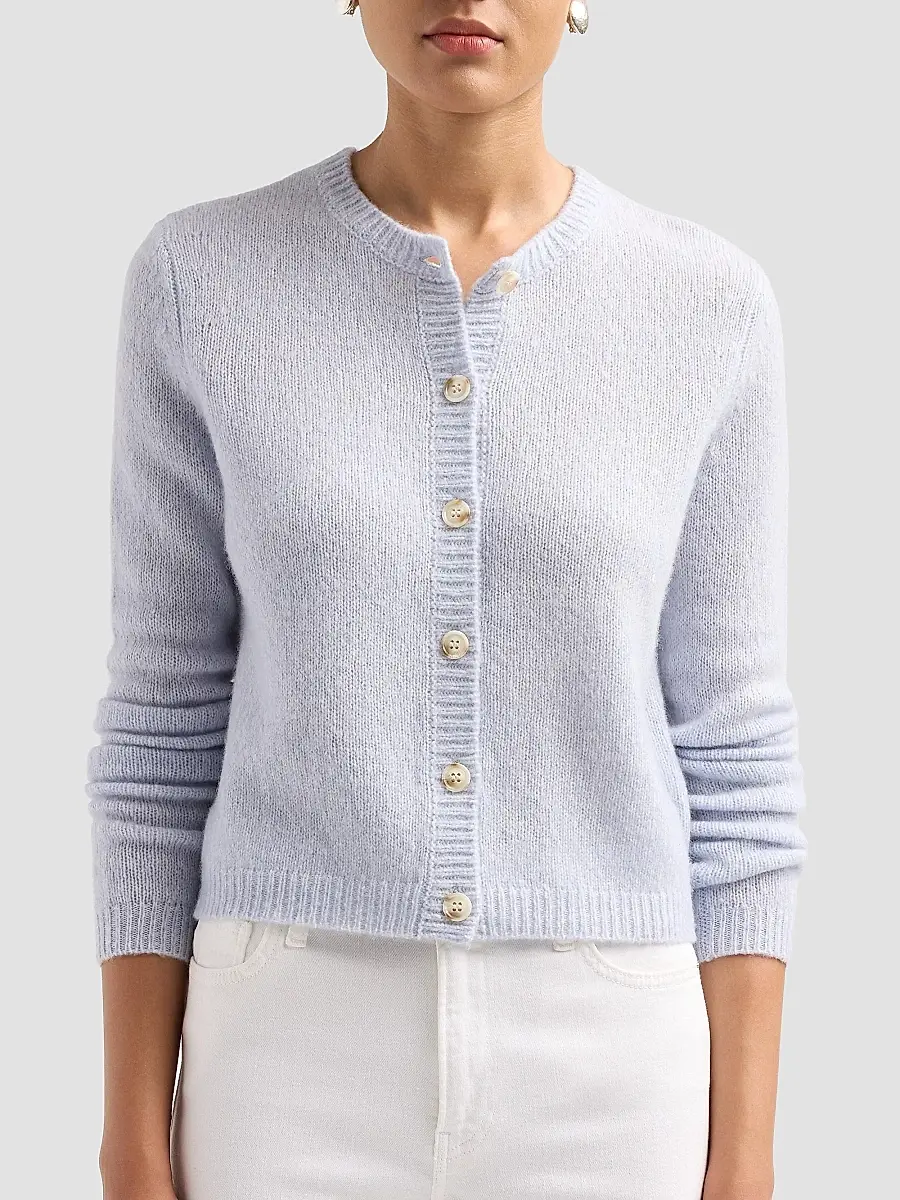Lisa Yang Women's Cashmere-Silk Cardigan | Thumbnail 5 Lisa Yang Women's Cashmere-Silk Cardigan | Thumbnail 5