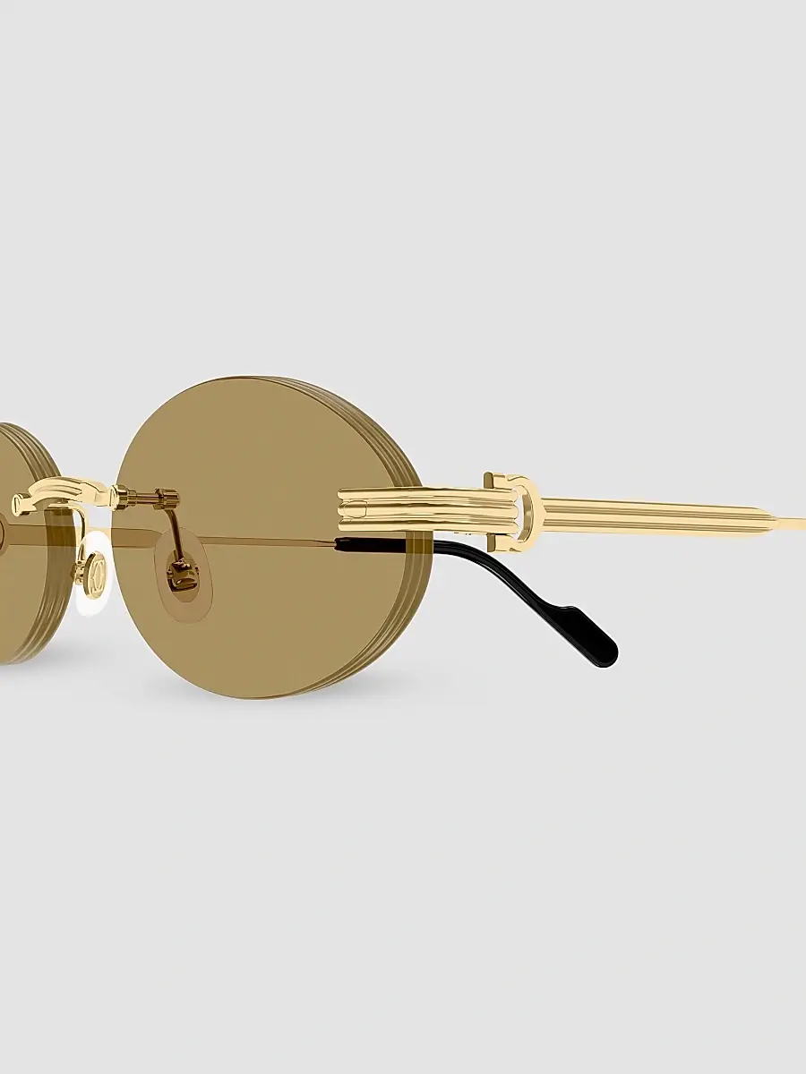 Cartier Men's Première de 53MM Rimless Oval Sunglasses | Thumbnail 3 Cartier Men's Première de 53MM Rimless Oval Sunglasses | Thumbnail 3