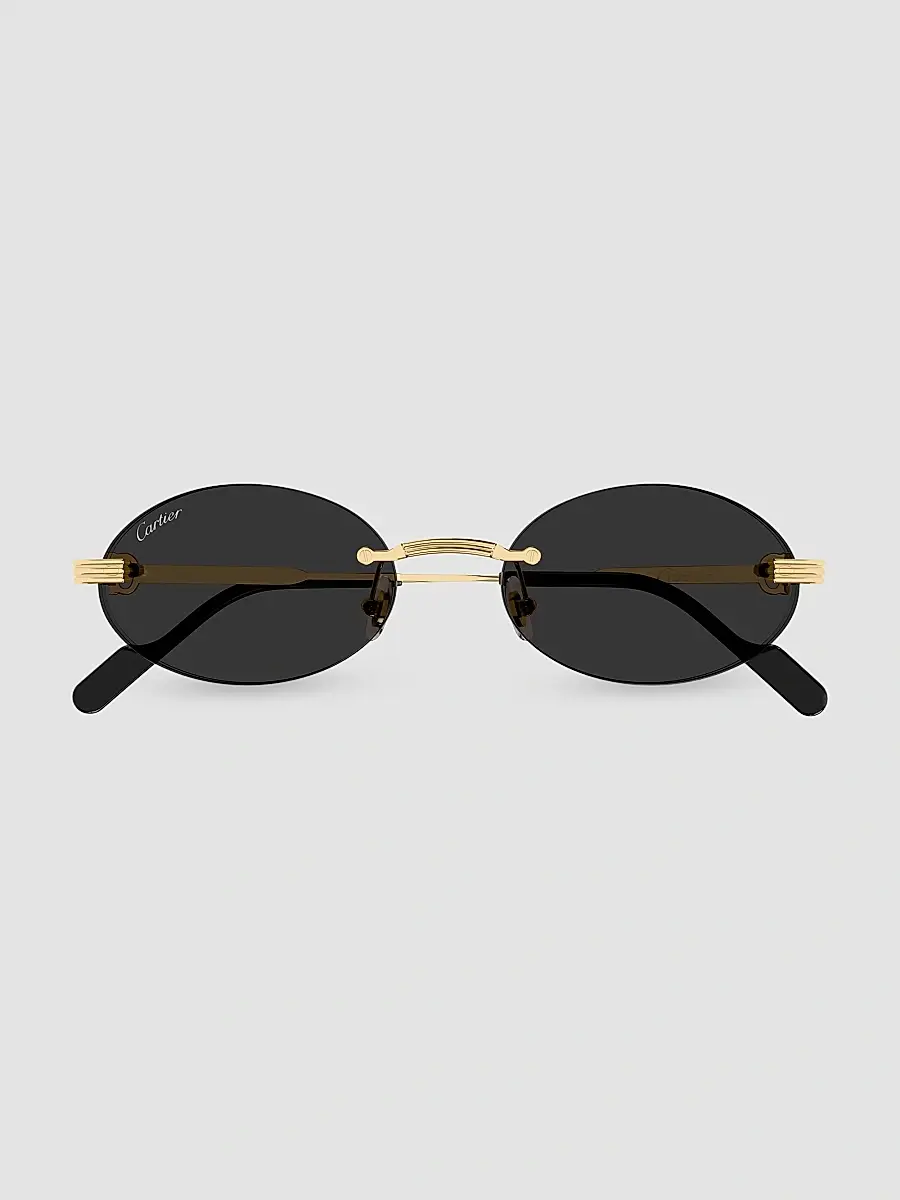 Cartier Men's Première de 53MM Rimless Oval Sunglasses | Thumbnail 2 Cartier Men's Première de 53MM Rimless Oval Sunglasses | Thumbnail 2