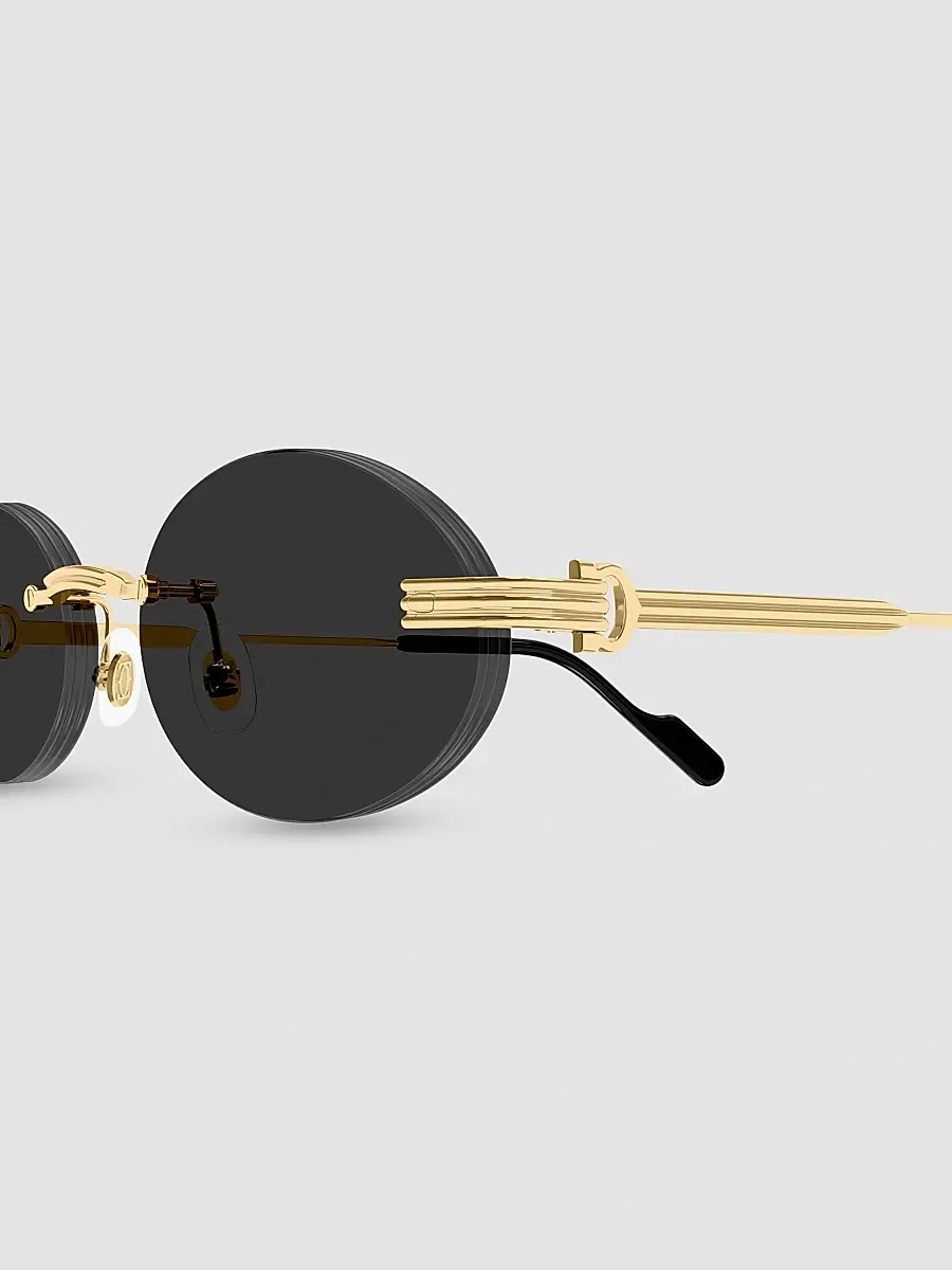 Cartier Men's Première de 53MM Rimless Oval Sunglasses | Thumbnail 3 Cartier Men's Première de 53MM Rimless Oval Sunglasses | Thumbnail 3