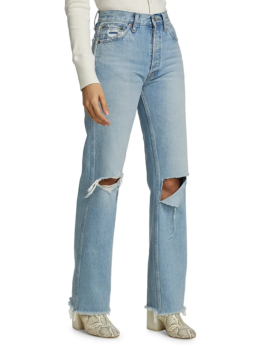 RE/DONE Women's 90s High-Rise Loose Straight Jeans | Thumbnail 4 RE/DONE Women's 90s High-Rise Loose Straight Jeans | Thumbnail 4