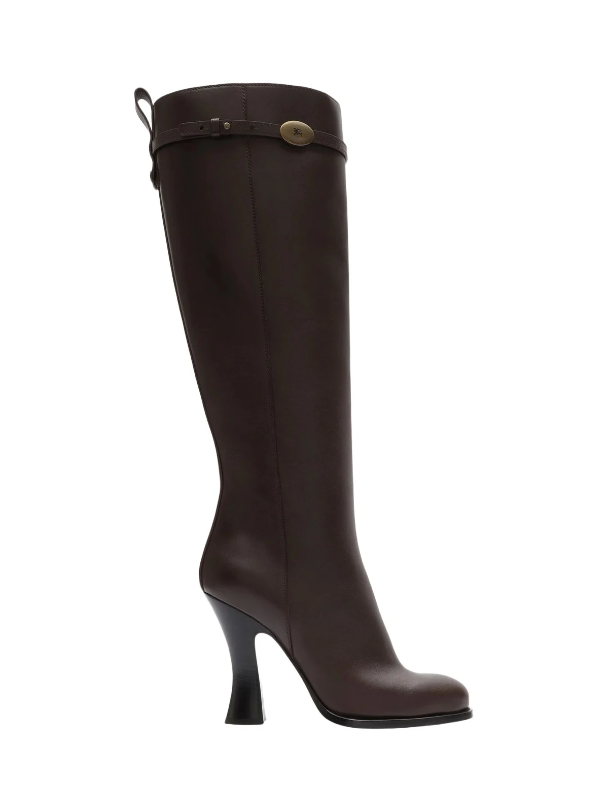 Women's Pillar 100MM Leather Knee-High Boots Women's Pillar 100MM Leather Knee-High Boots